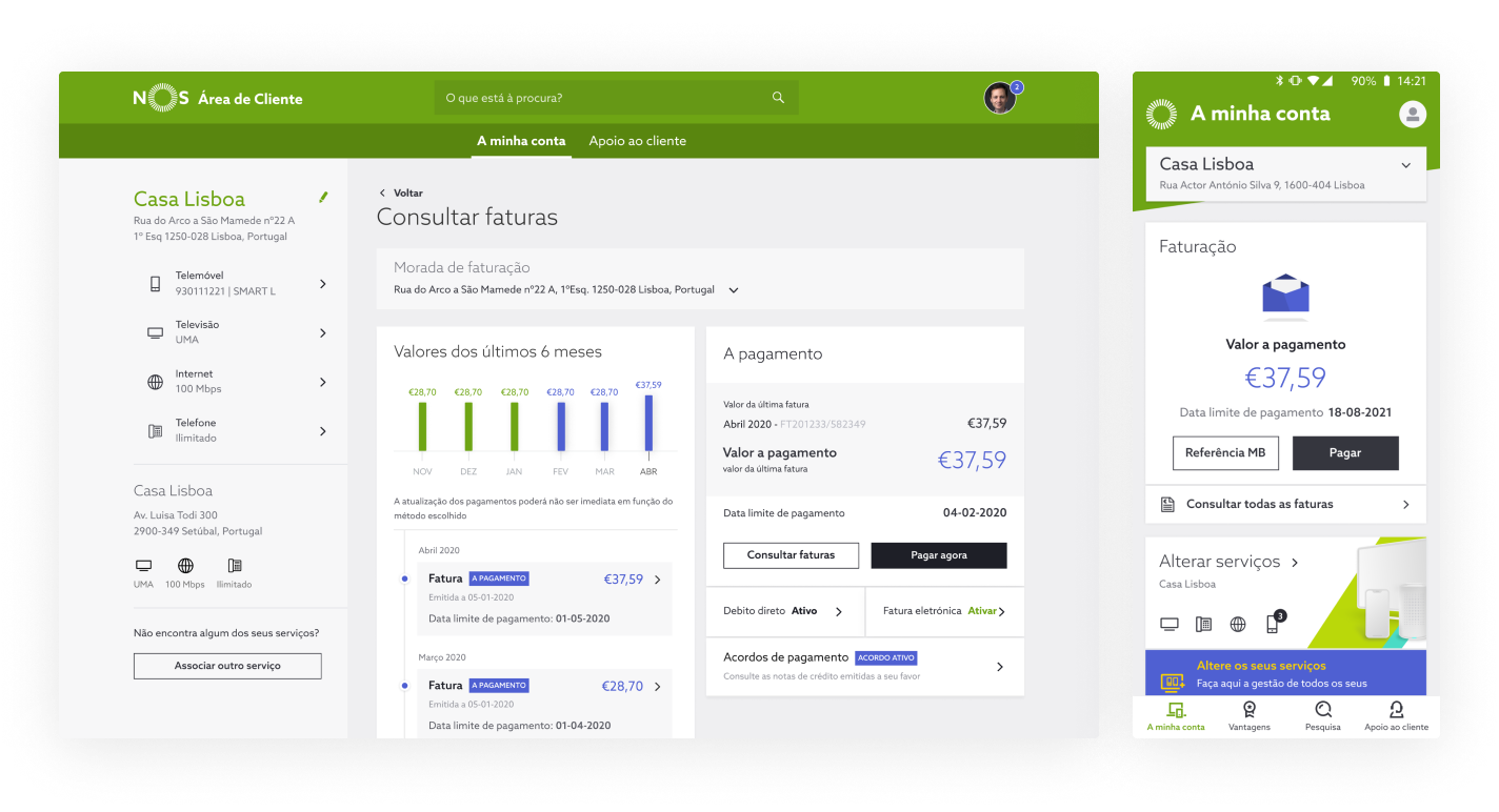 Screenshot of digital product